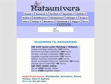 Tablet Screenshot of natsunivers.dk